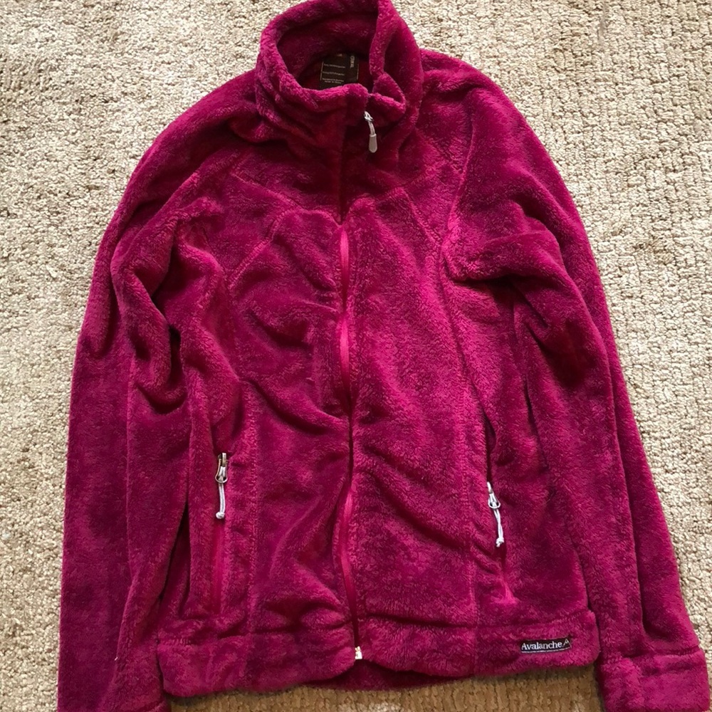 Magenta zip up